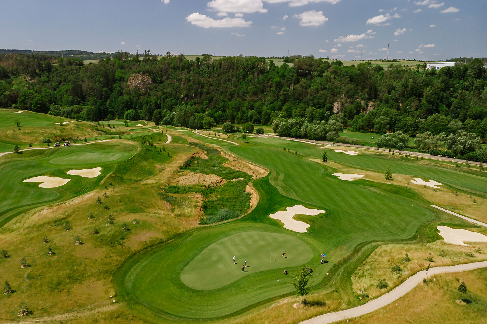 Pohled na golfové hřiště Panorama Golf Kácov - GolfPlan
